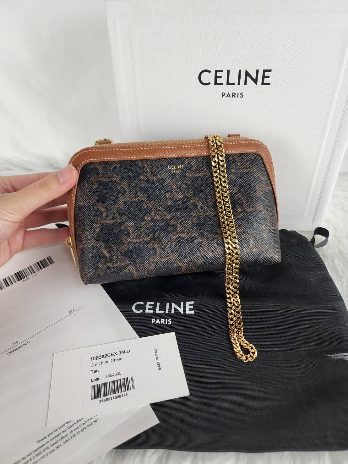 Celine clutch on chain Y21 LINE SHOPPING