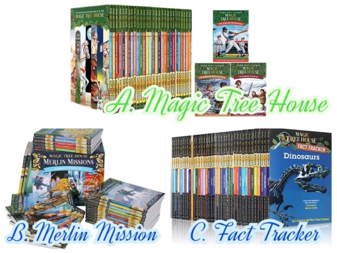หนังสือวรรณกรรมเยาวชน และ หนังสือการ์ตูน ภาษาอังกฤษ เรื่อง Magic Tree House  | Line Shopping