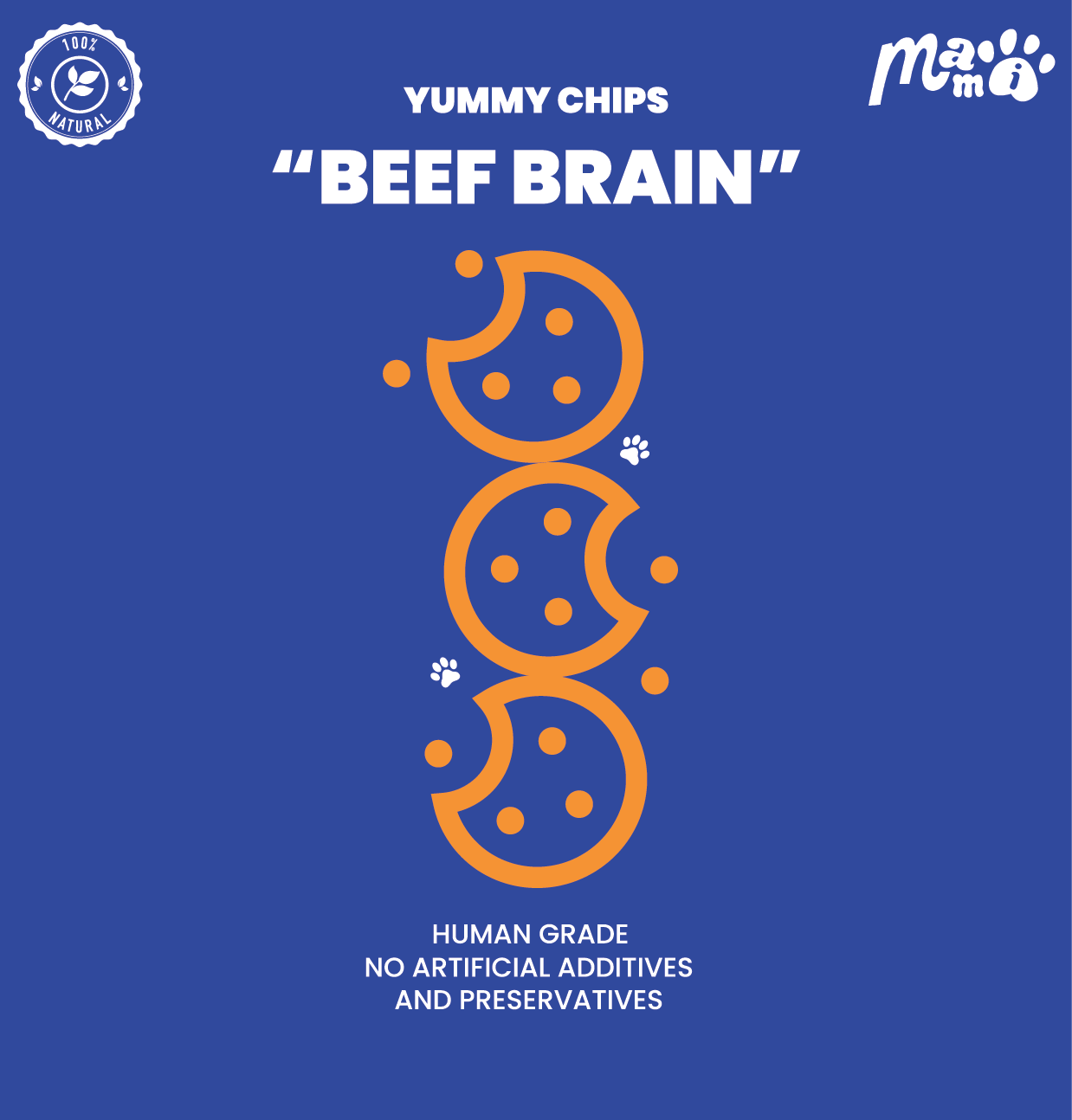 mami YUMMY CHIPS BEEF BRAIN 50 g. LINE SHOPPING