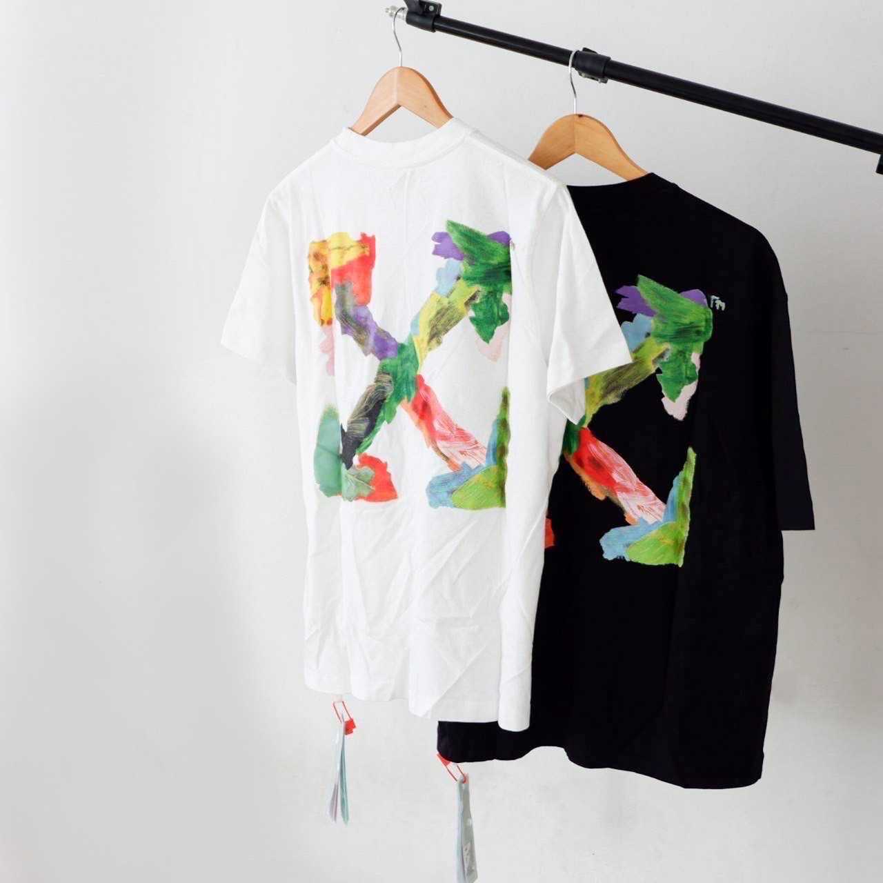 Off white sales multicolor t shirt