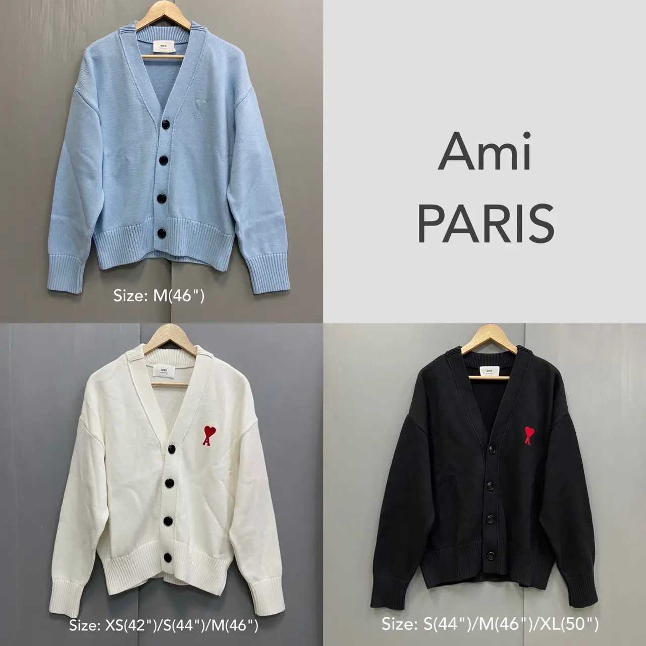 Ami paris cardigan clearance