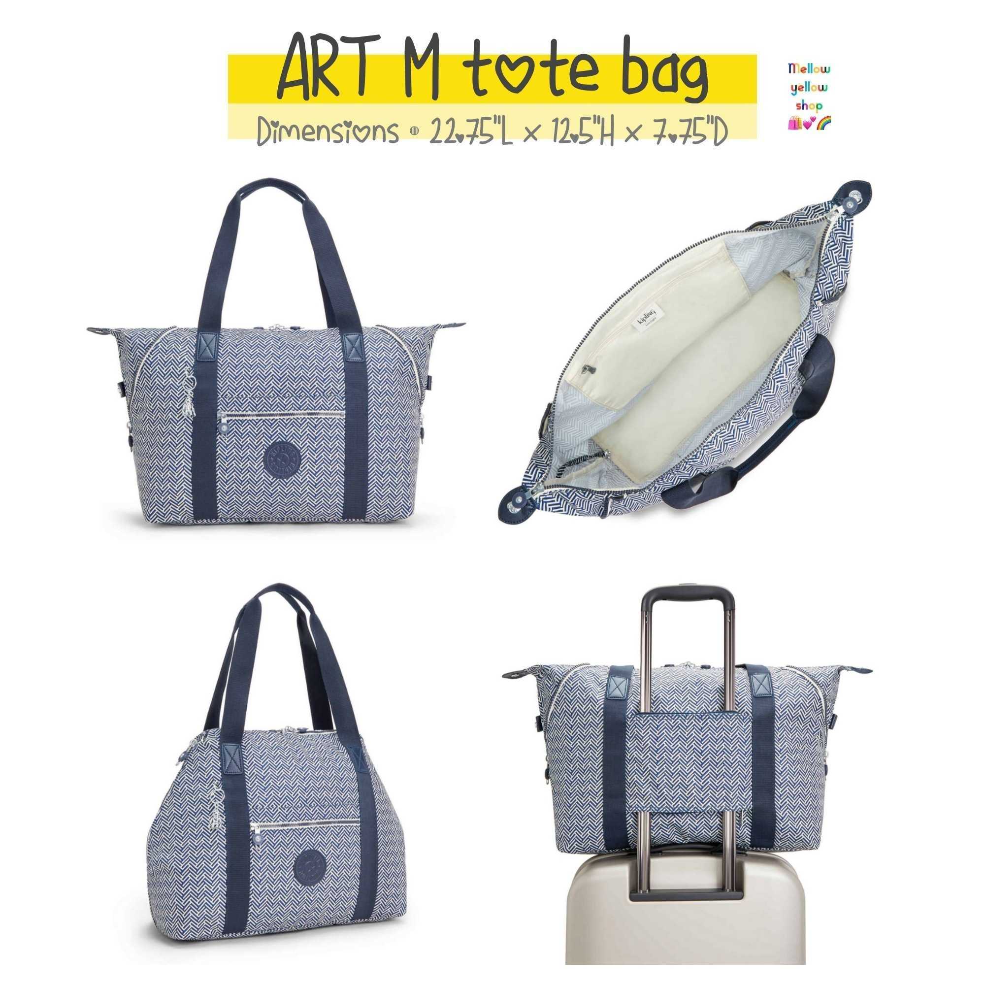 Kipling art online medium tote bag