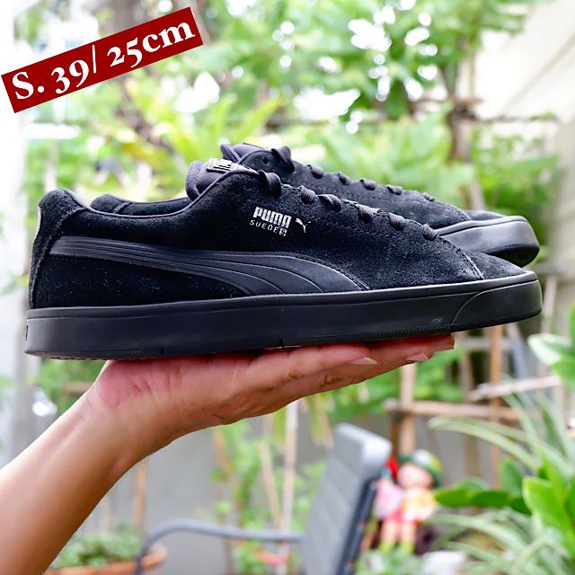 ON FEET! PUMA SUEDE TRIPLE BLACK