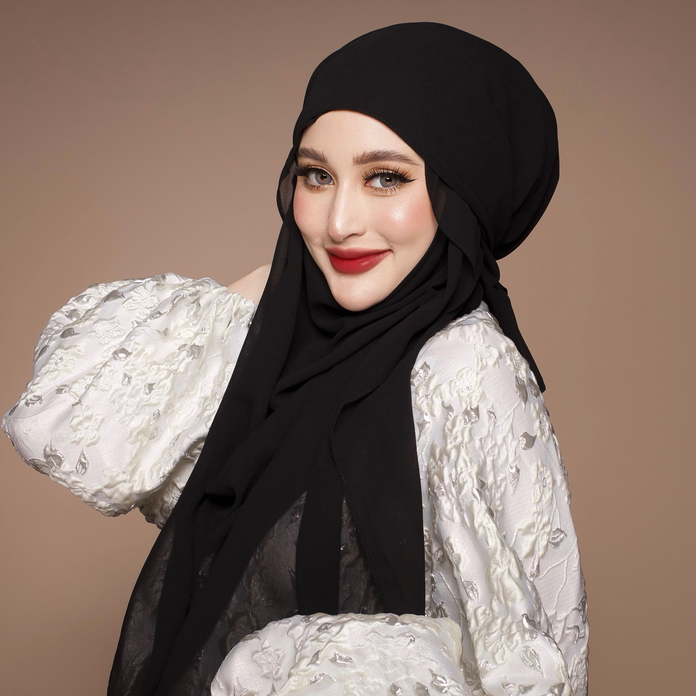 Premium Habibi Chiffon Sairahijab LINE SHOPPING