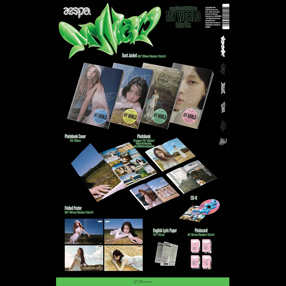 aespa The 3rd Mini Album - MY WORLD (Intro Ver.) WARNER Music