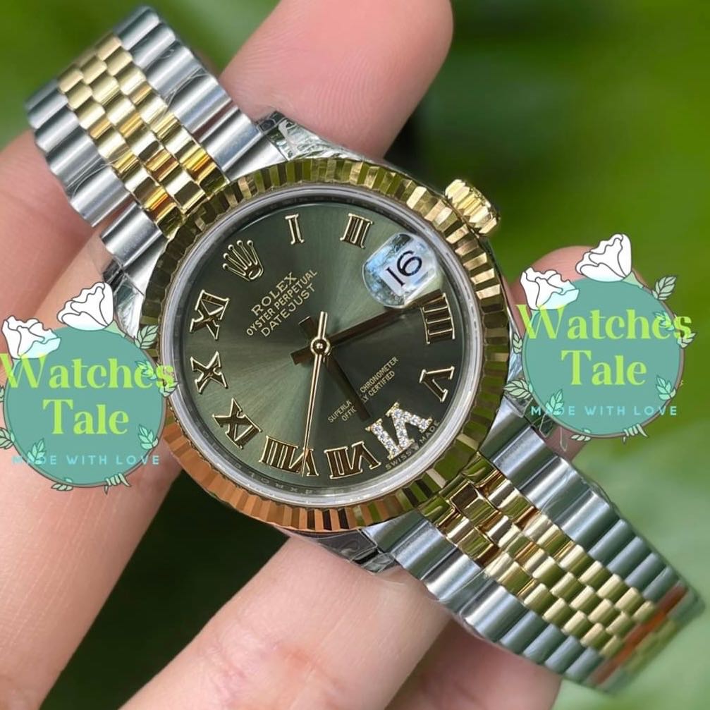 Rolex datejust 2025 31 olive green