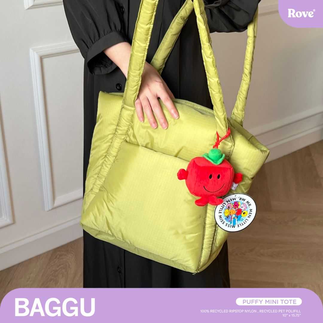 BAGGU Puffy Mini Tote Pistachio LINE SHOPPING