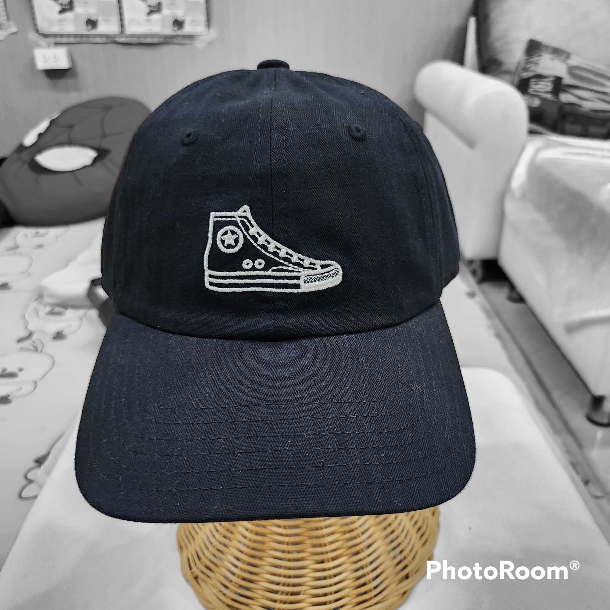 Chuck taylor sneaker baseball cap black LINE SHOPPING
