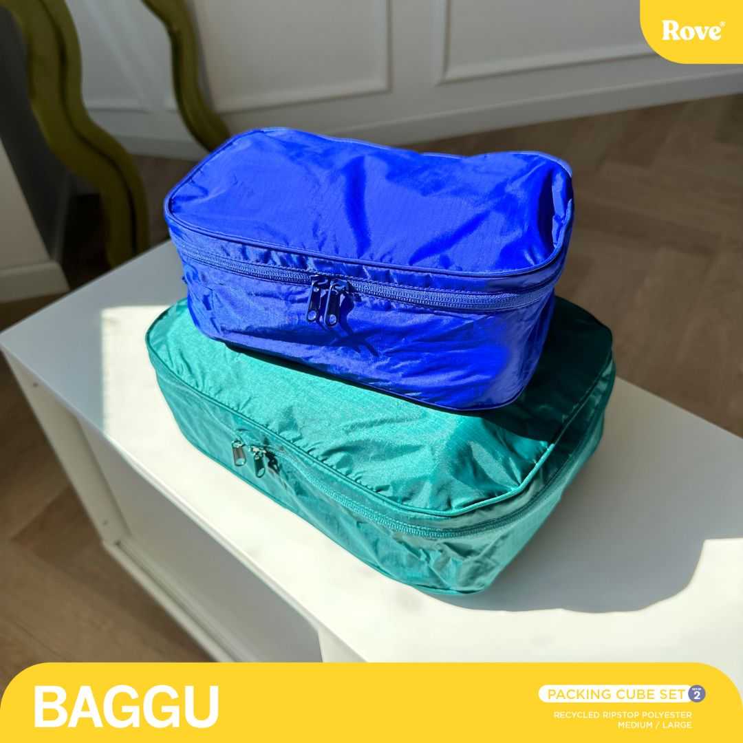 Baggu Packing Cube Set: Your Sustainable Luggage Organizer