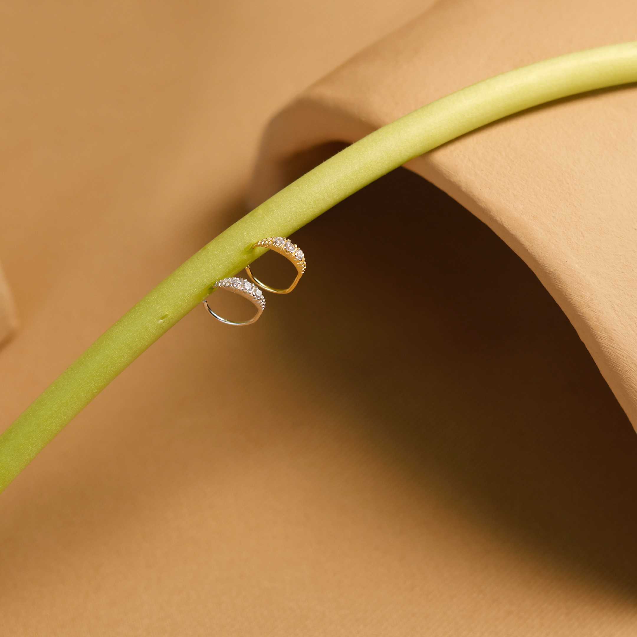 Tiny helix hoop hot sale
