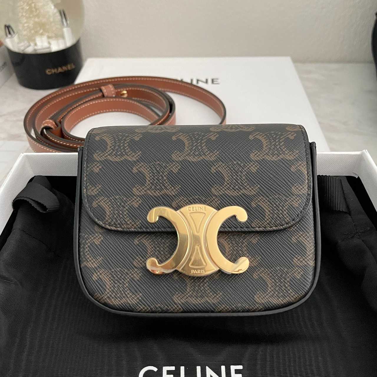 new celine mini triomphe