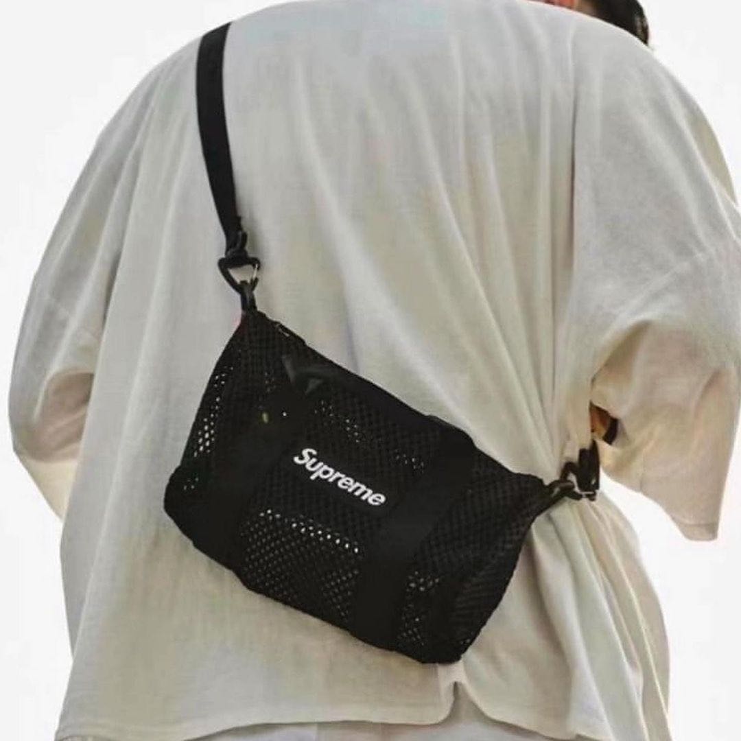 Supreme Mesh Mini Duffle Bag Black | LINE SHOPPING