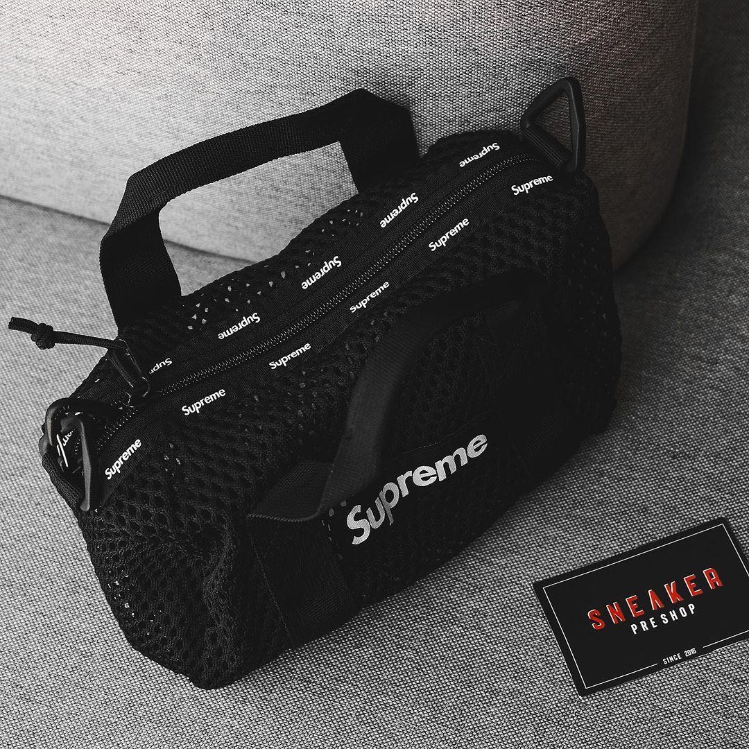 Supreme Mesh Mini Duffle Bag Black | LINE SHOPPING