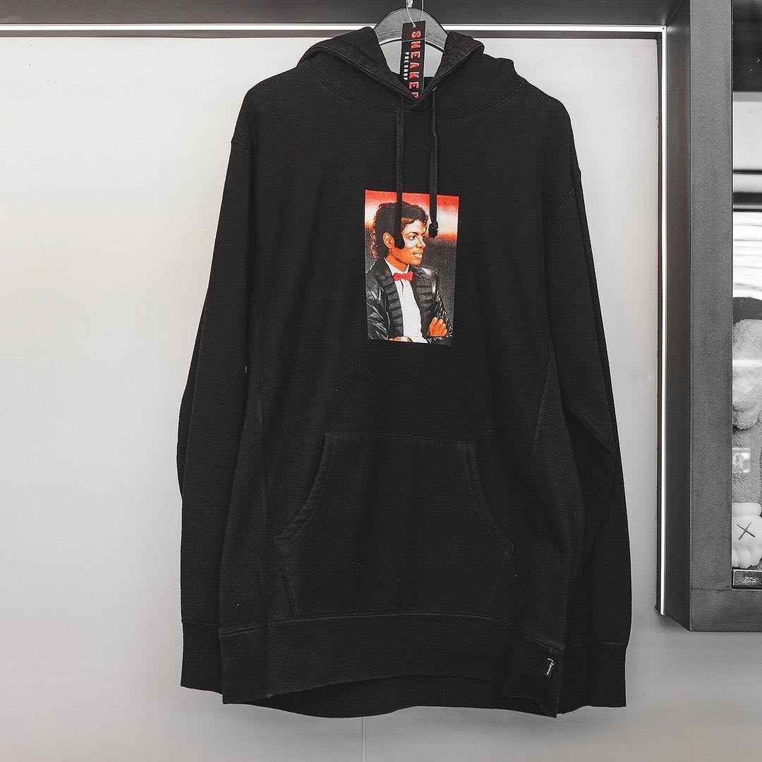 Supreme Michael Jackson Hoodie Black LINE SHOPPING