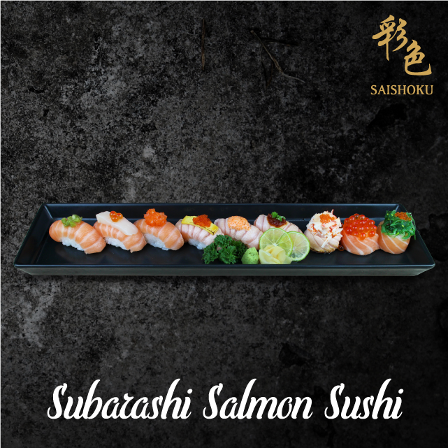 Subarashi Salmon Sushi