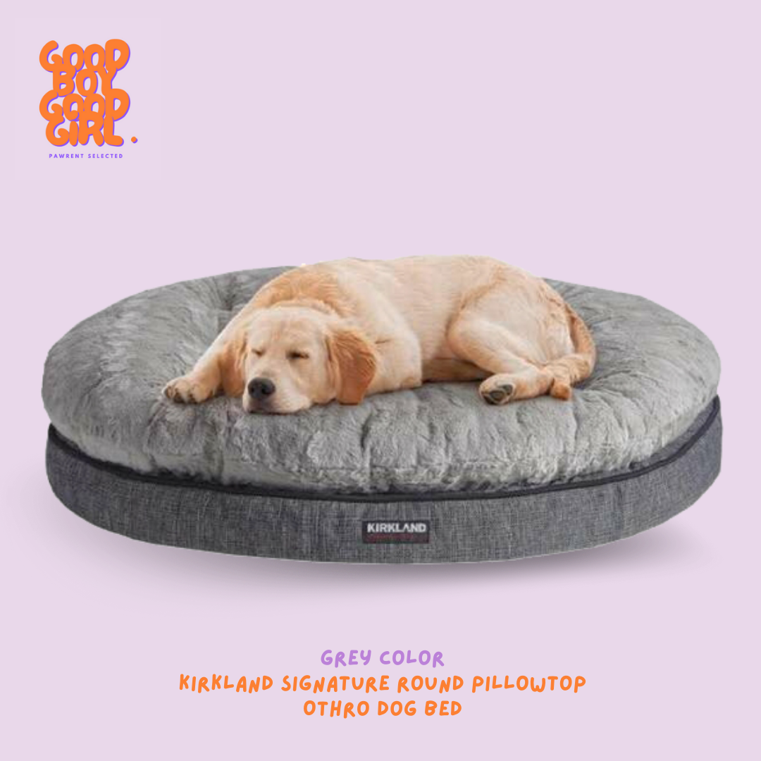 Kirkland Signature Round Pillowtop Othro Dog Bed LINE SHOPPING