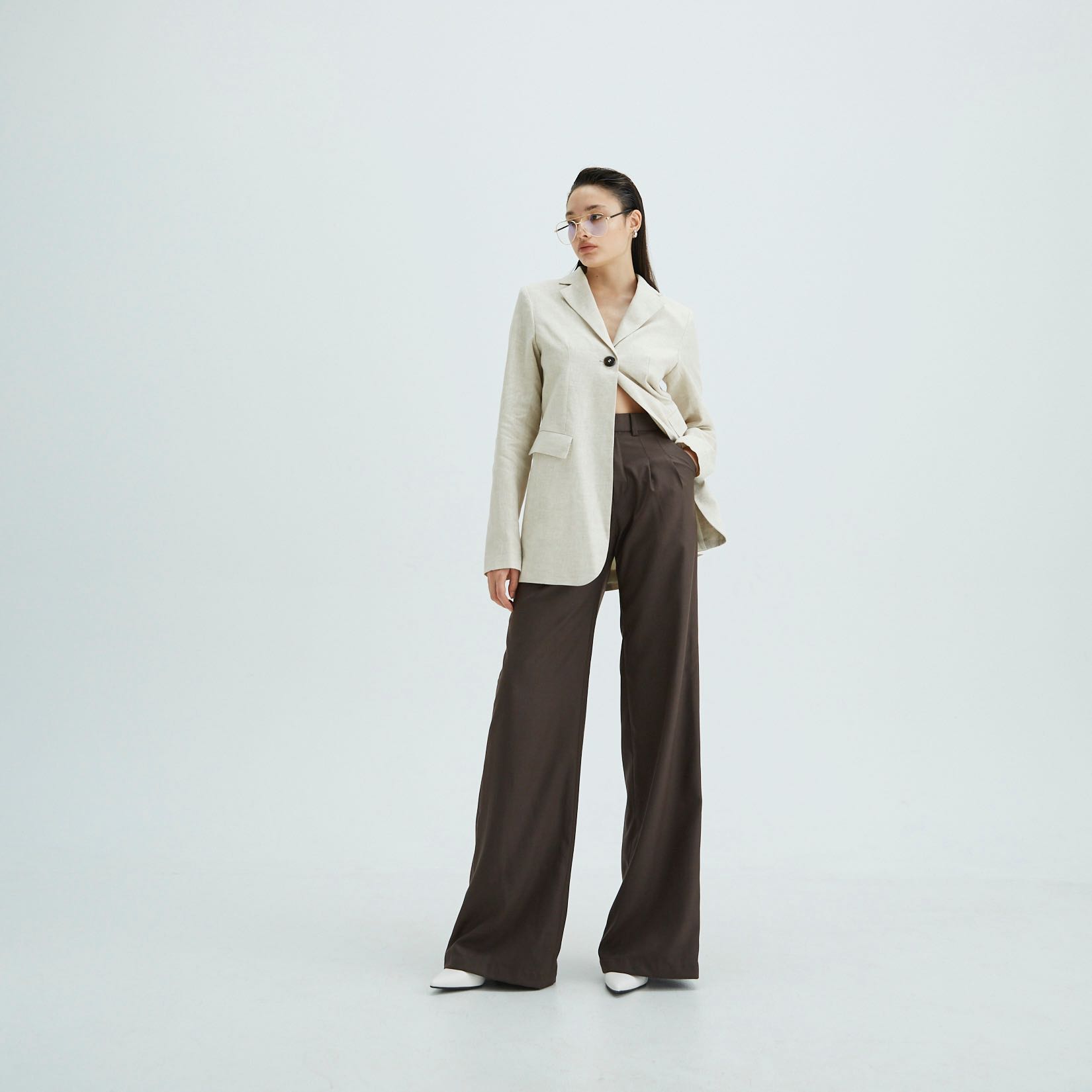 SILA Harper pants - Brown color | LINE SHOPPING