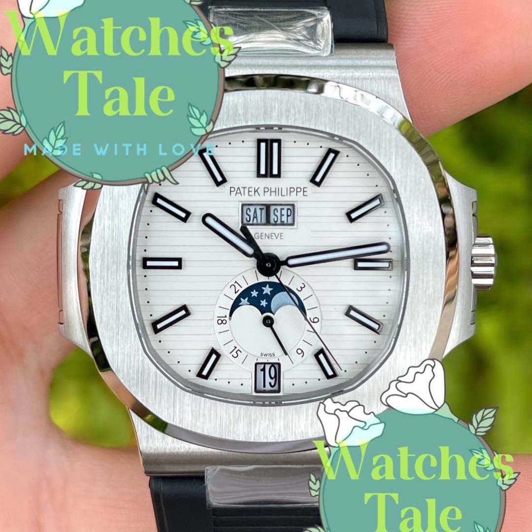 Patek 5726 rubber strap hot sale