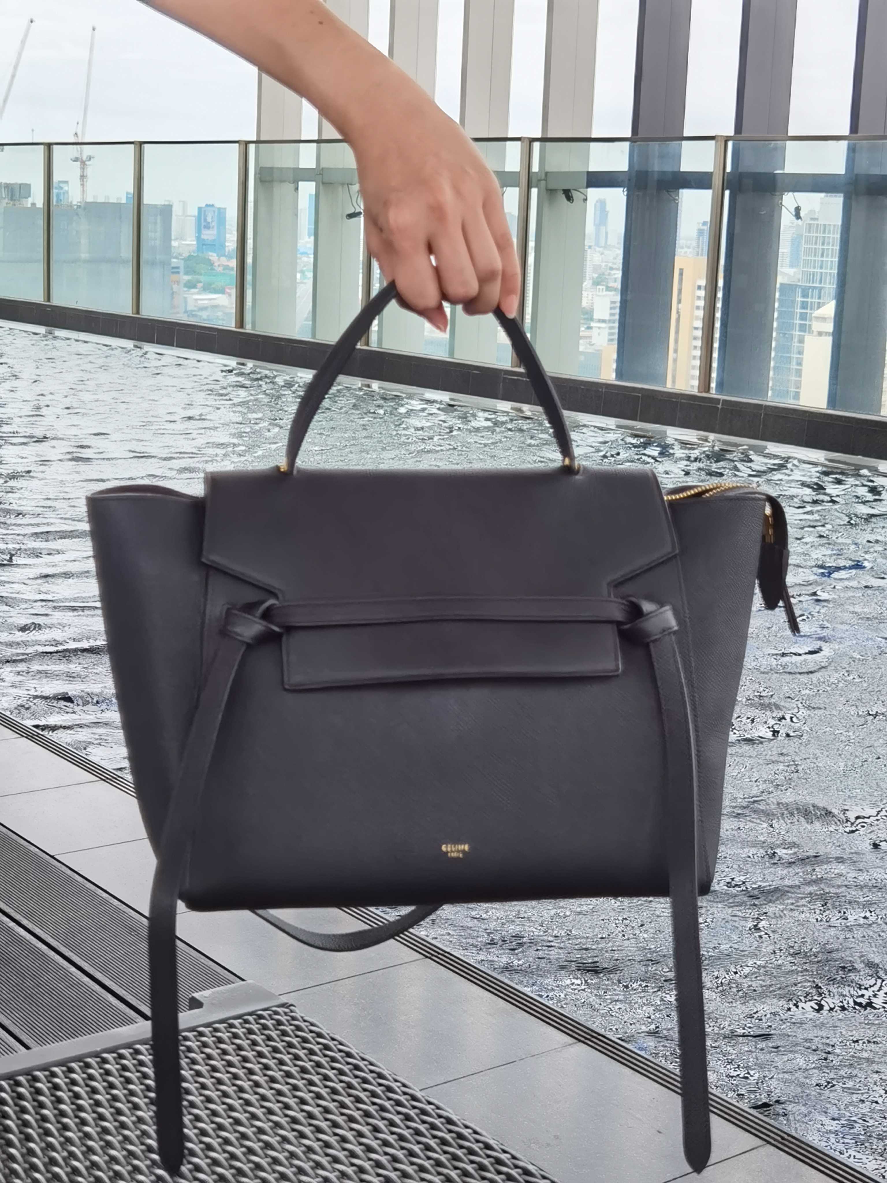 Celine belt discount bag black