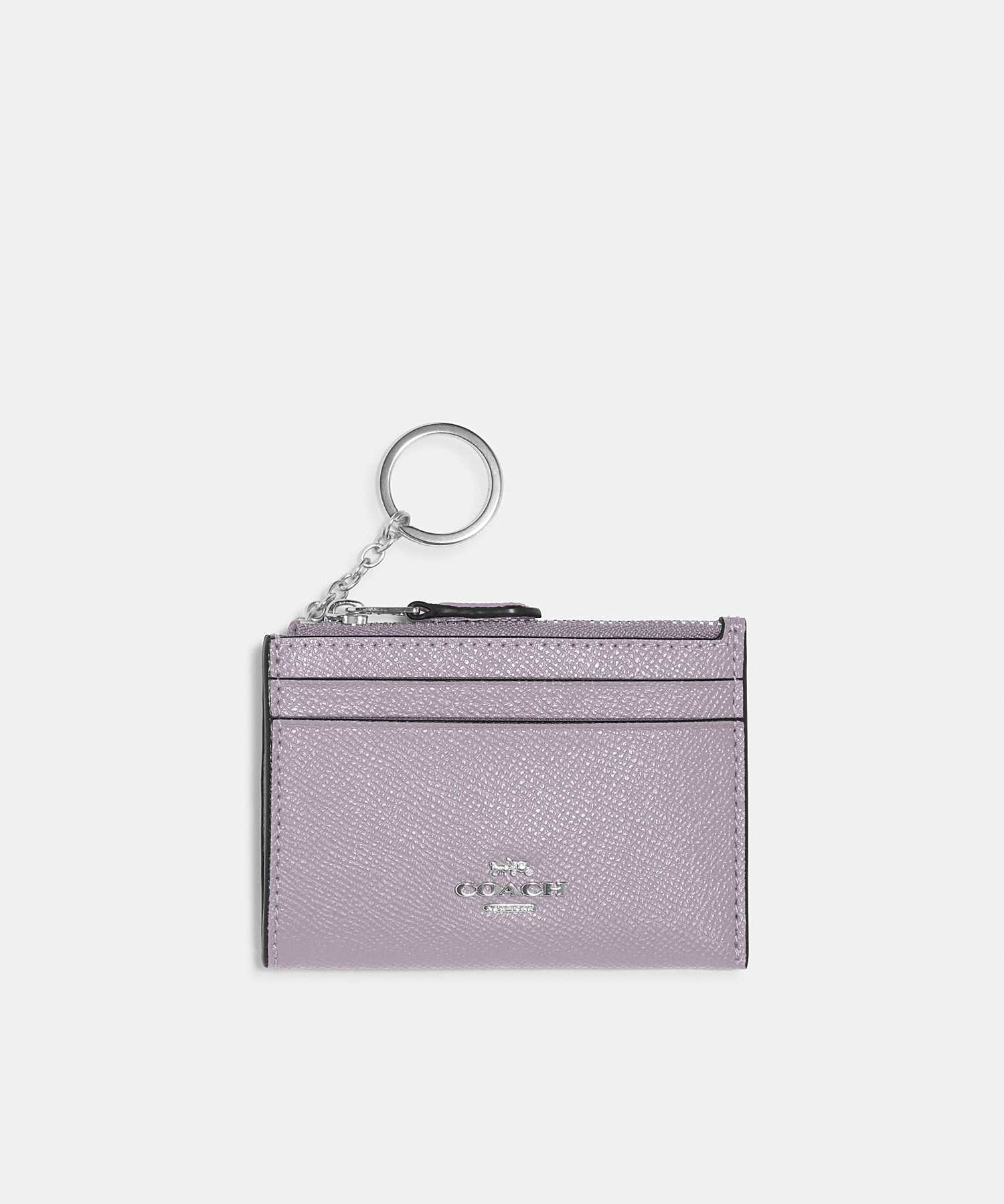 Coach Mini Skinny Id Case with Key Ring - Style No. 88250 -Gold/Washed  Mauve NWT