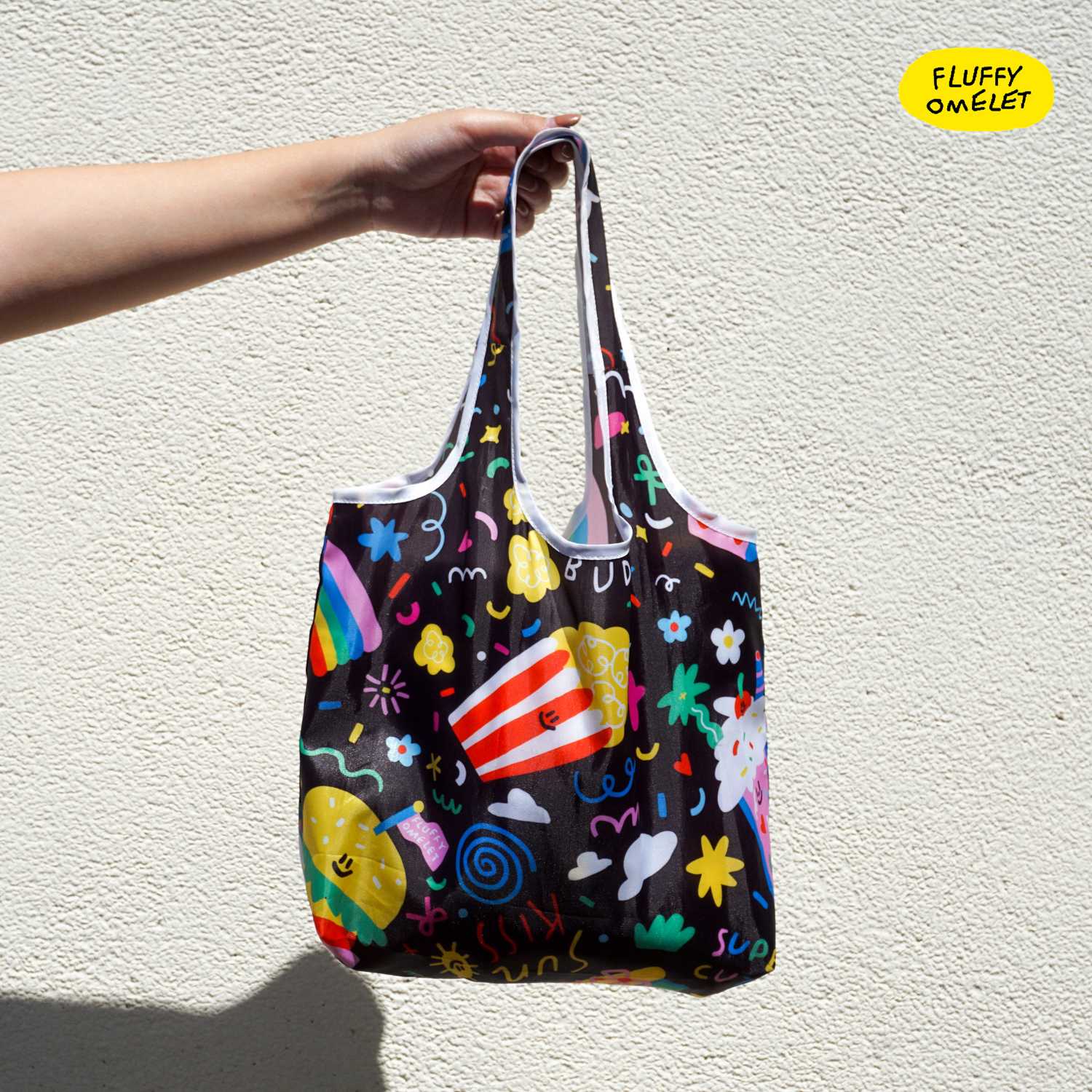 FLUFFY OMELET CLUB MINI TOTE BAG | LINE SHOPPING