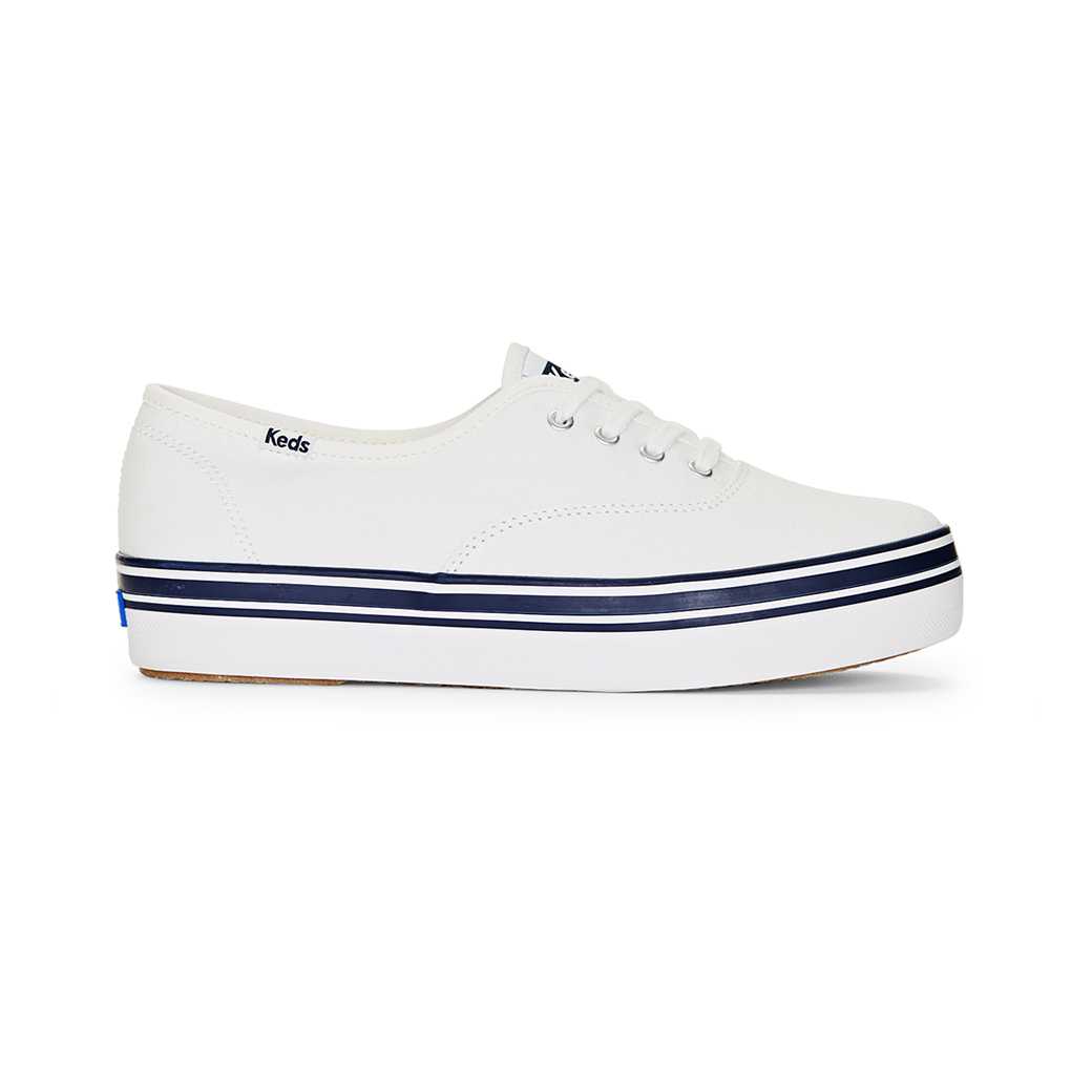 THE PLATFORM CANVAS STRIPE FOXING