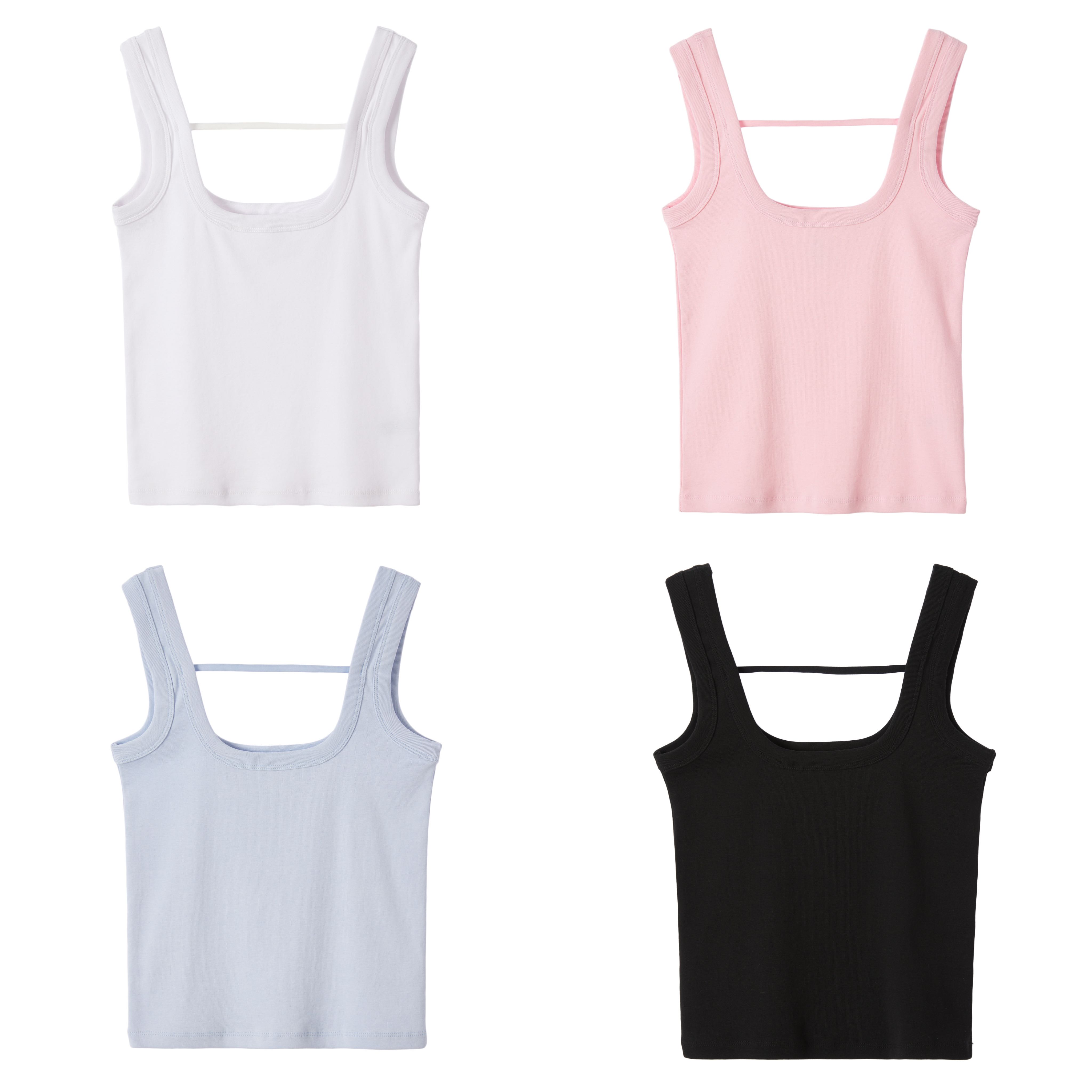 พรีออเดอร์ Rest and Recreation RR SQUARE NECK TANK TOP | LINE SHOPPING