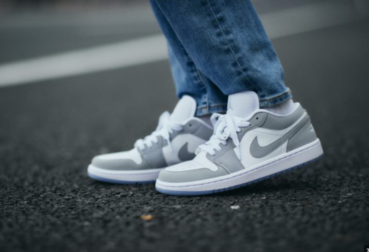 Air jordan 1 low wolf grey new arrivals