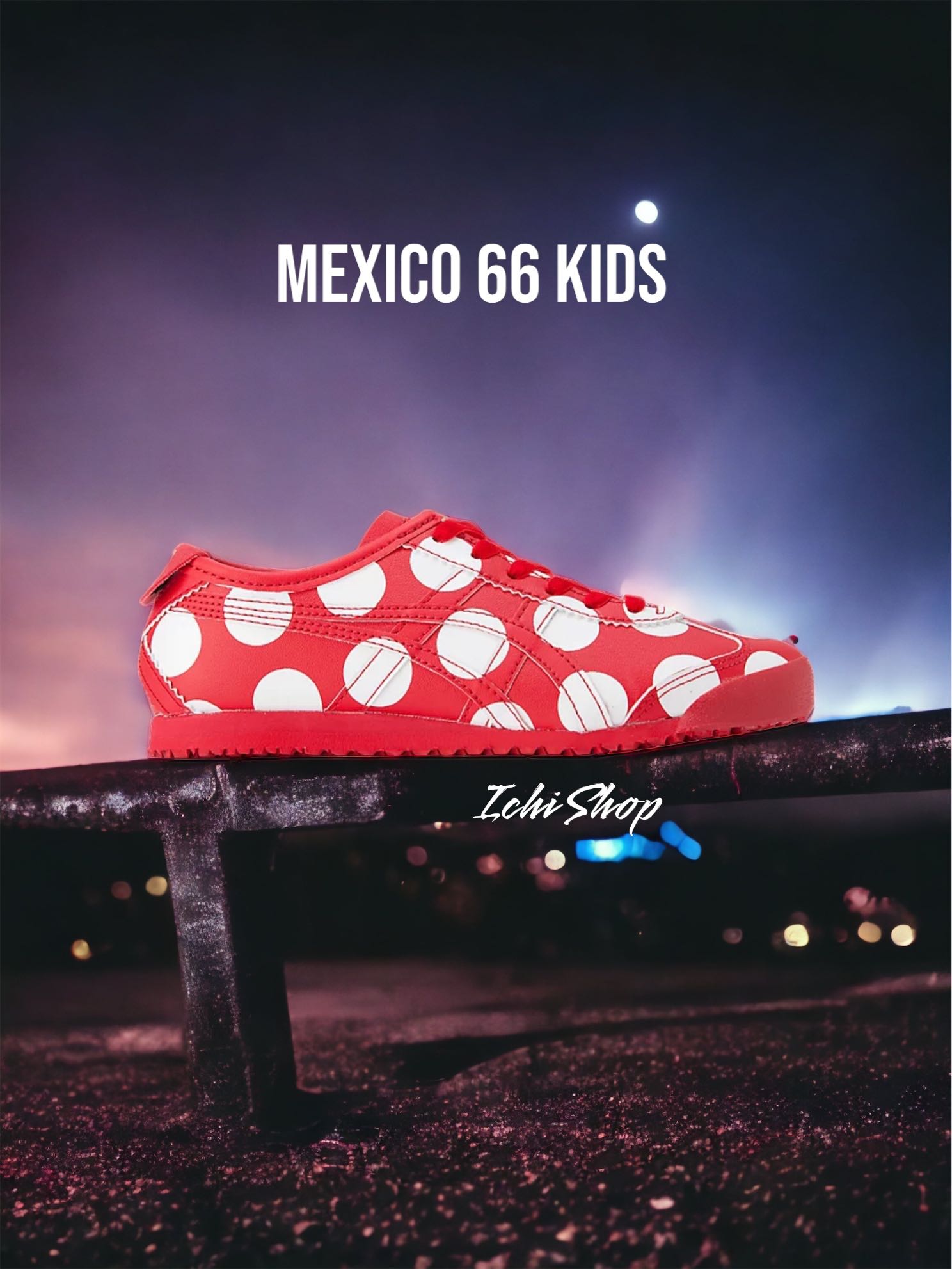 Onitsuka Tiger Mexico66 Classic Red Kids LINE SHOPPING