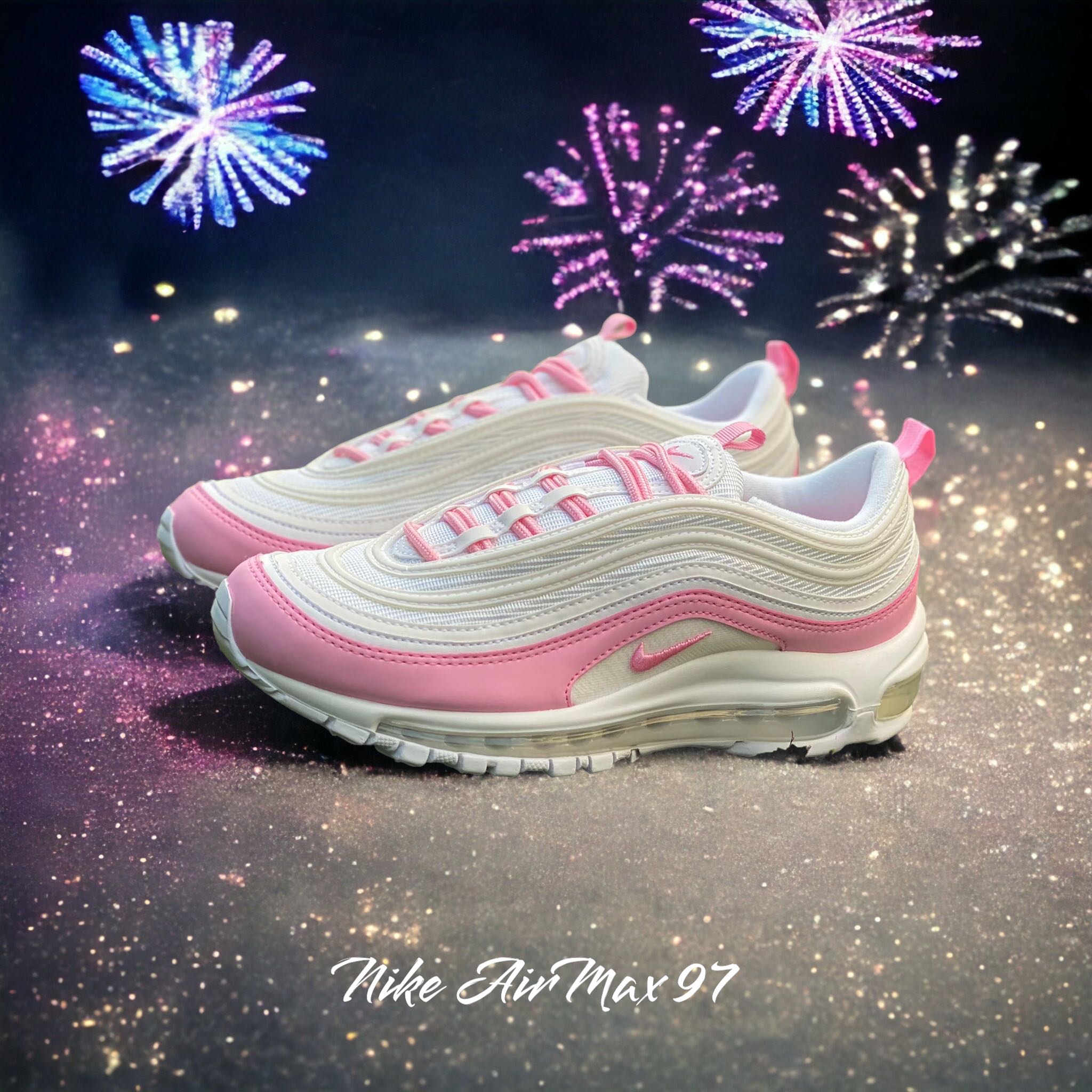 Nike air max 97 essential w white & psychic pink new arrivals