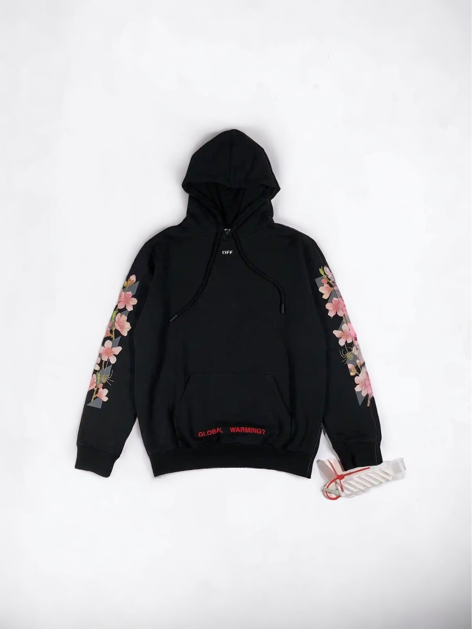 Off white sakura hoodie cheap