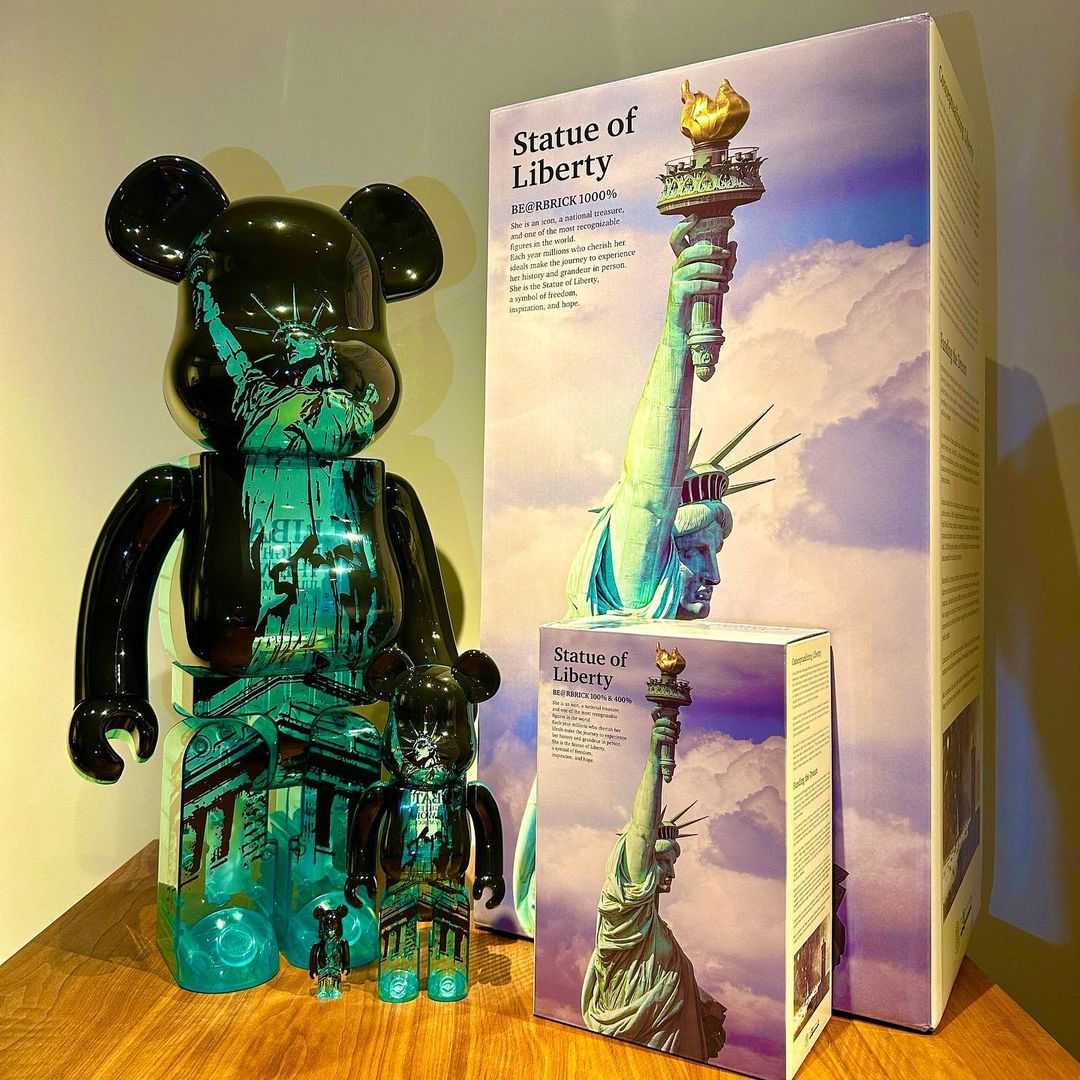 Bearbrick Statue of Liberty 100% \u0026 400%自由の女神