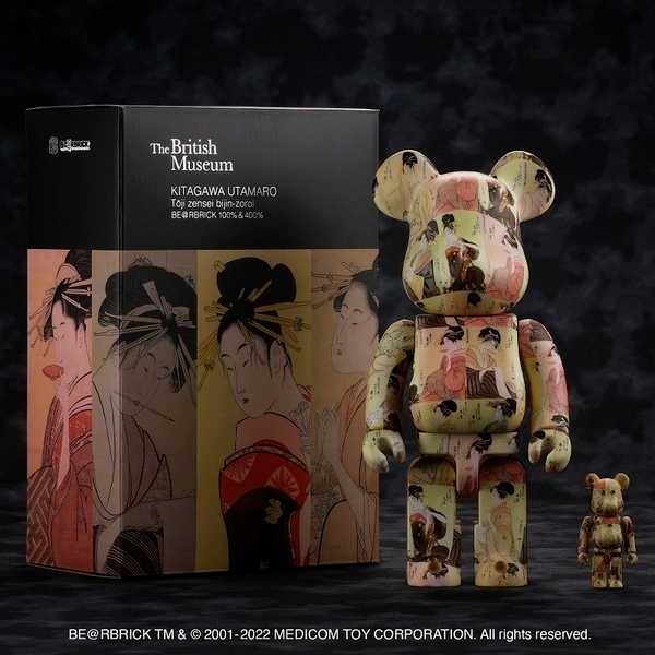 The British Museum BE@RBRICK KITAGAWA UTAMARO Toji zensei bijin