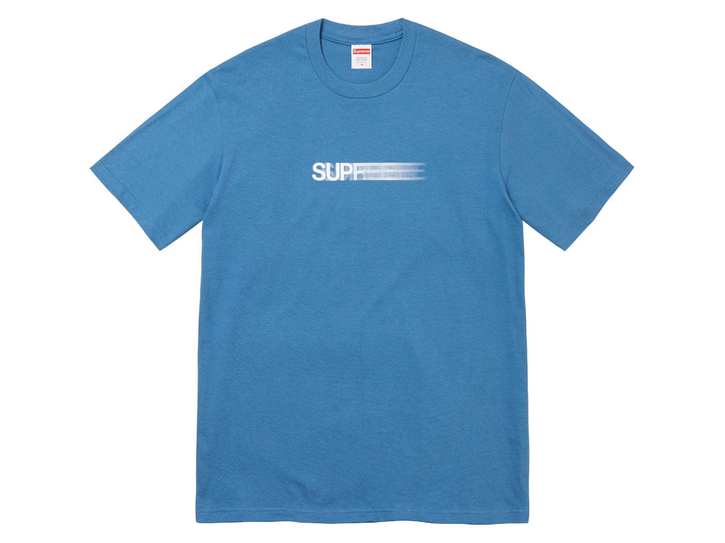 Supreme Motion Logo Tee (FADED BLUE) | LINE SHOPPING