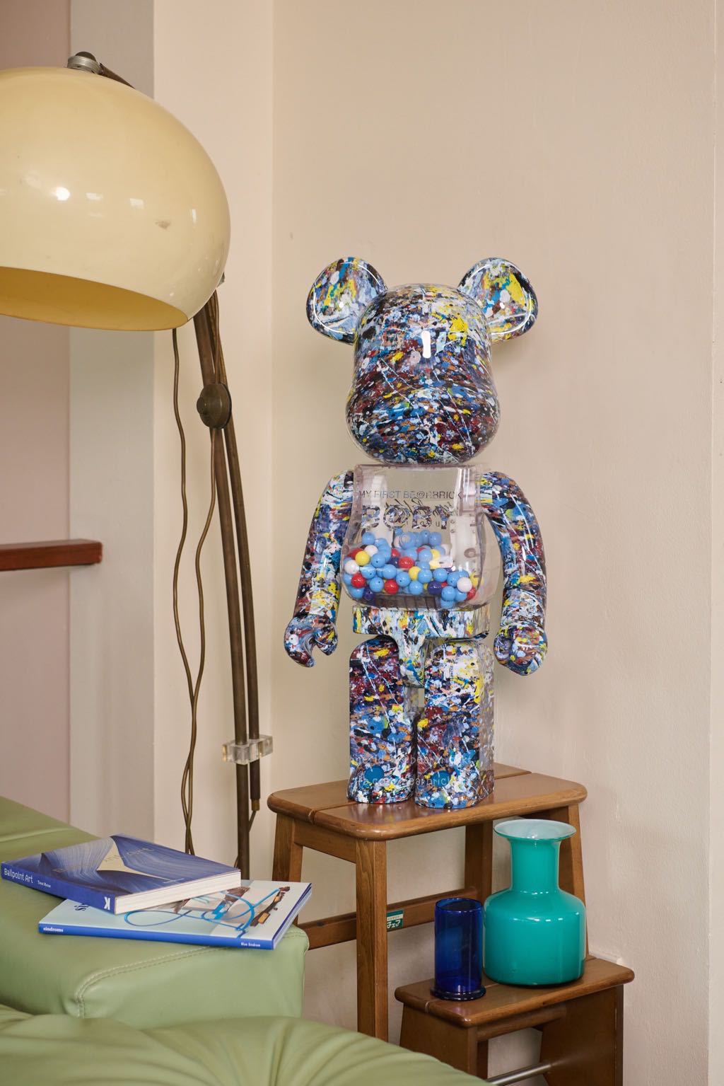 bearbrick my first baby jackson pollock studio ver. 1000% | LINE ...