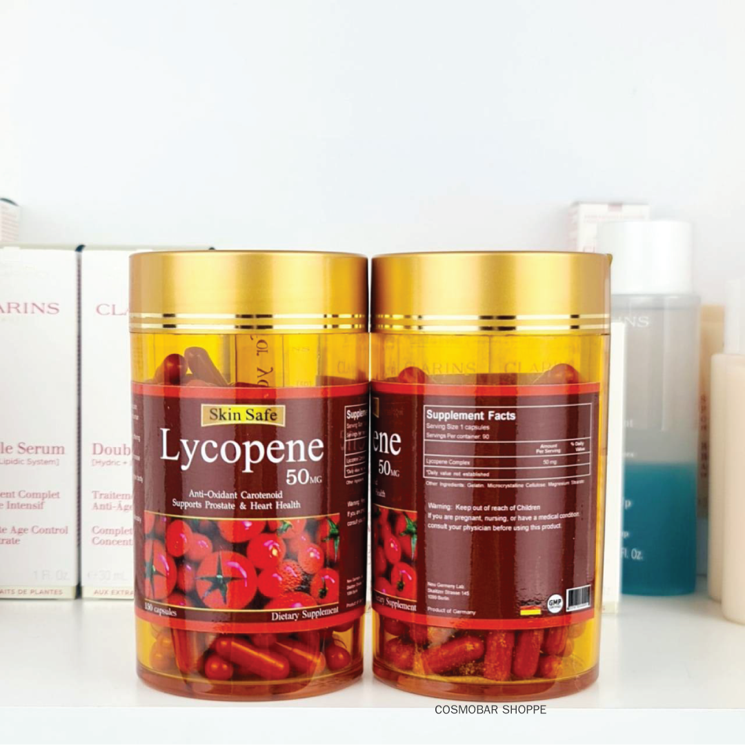 [หมดอายุ 03/2025] ช่วยให้ผิวขาวอมชมพู Skin Safe Lycopene 50mg 150