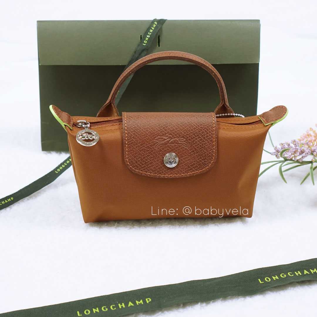 longchamp pouch with handle