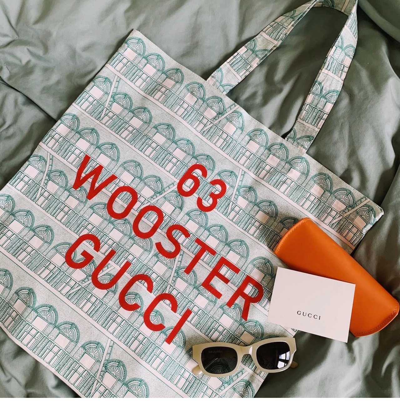 Gucci Wooster tote bag LINE SHOPPING