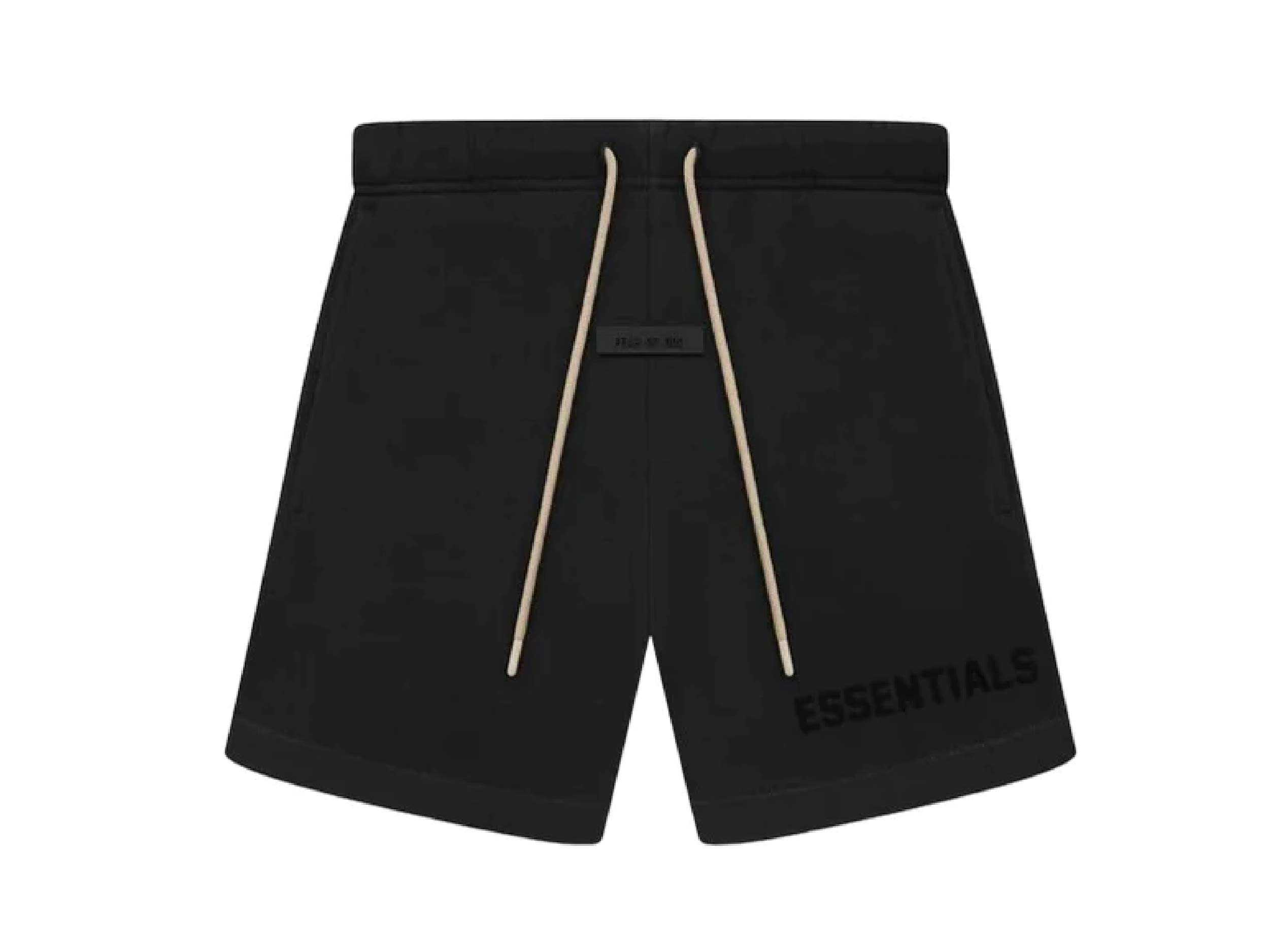 FEAR OF GOD ESSENTIALS Relaxed Sweat Shorts (JET BLACK