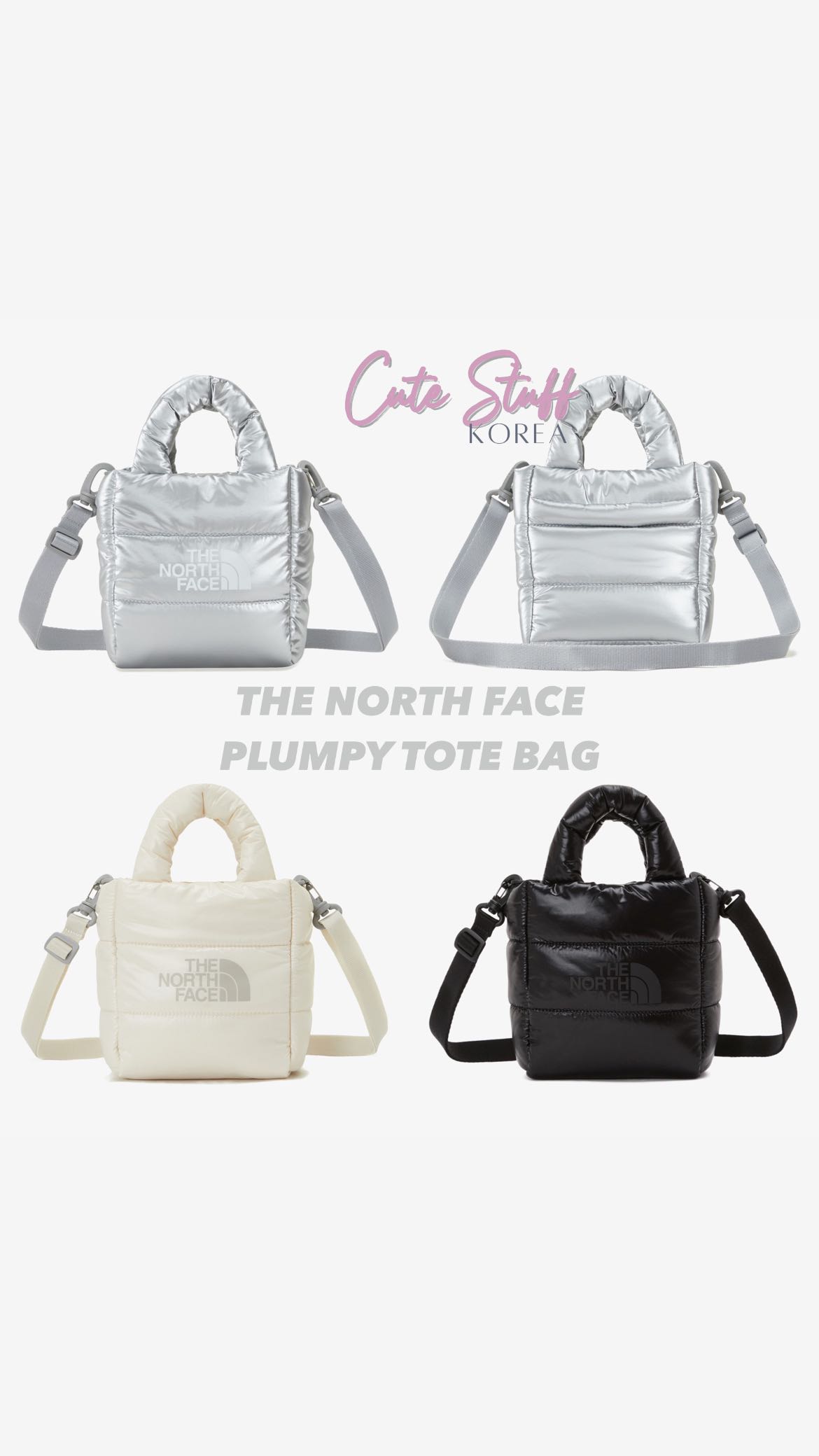 The north sales face tote bag