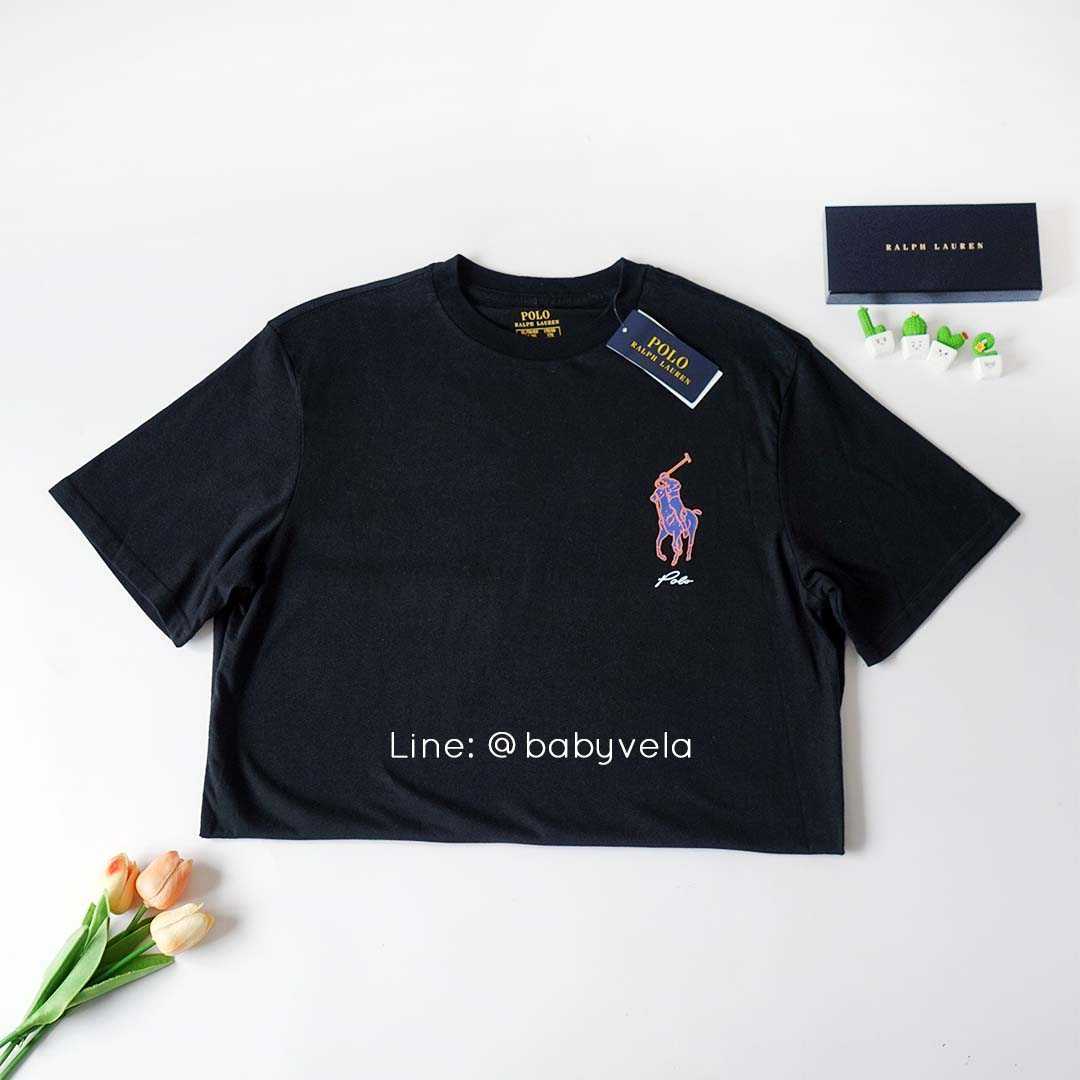 Big pony cotton jersey tee online