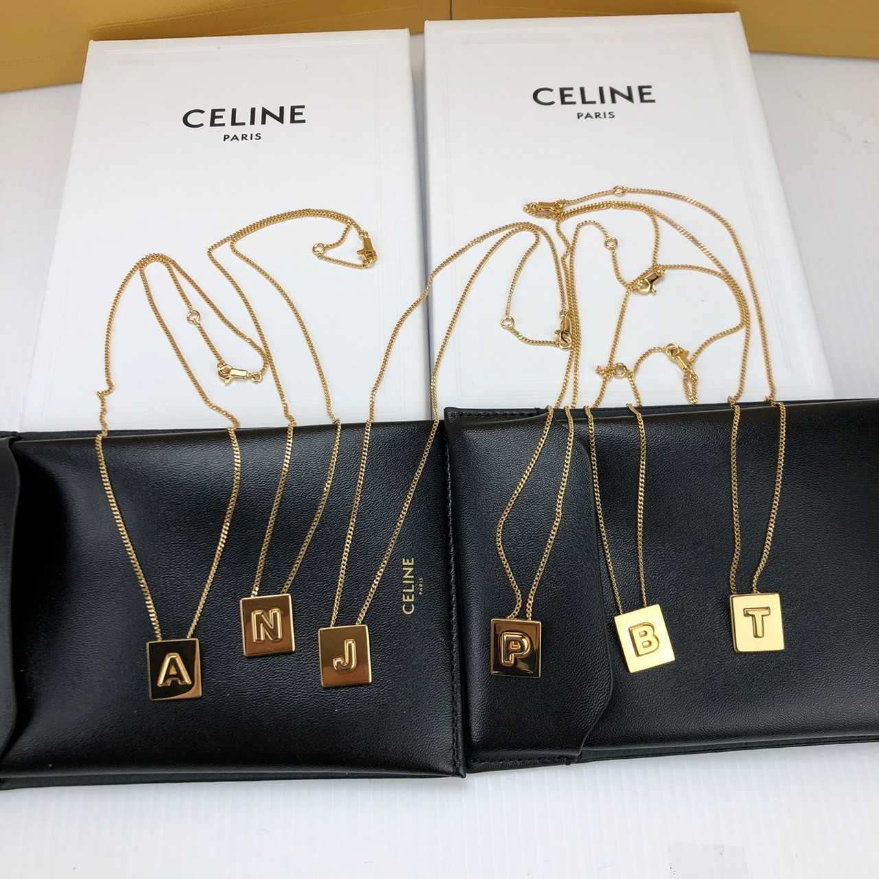 New Celine alphabet necklace LINE SHOPPING