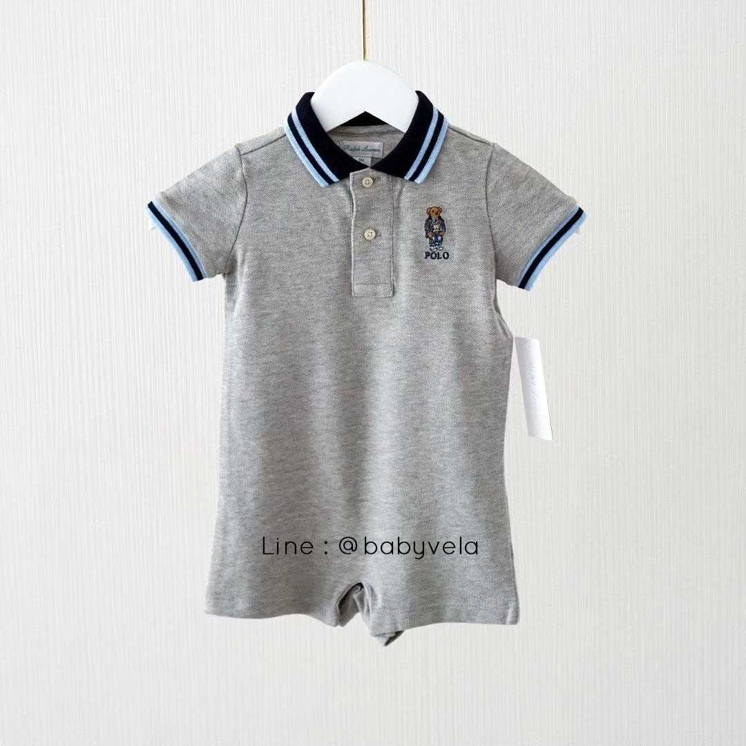 Cotton mesh store polo shortall