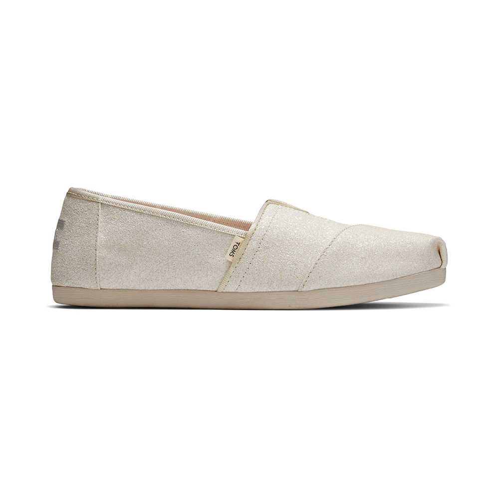 Toms shop ivory glitter