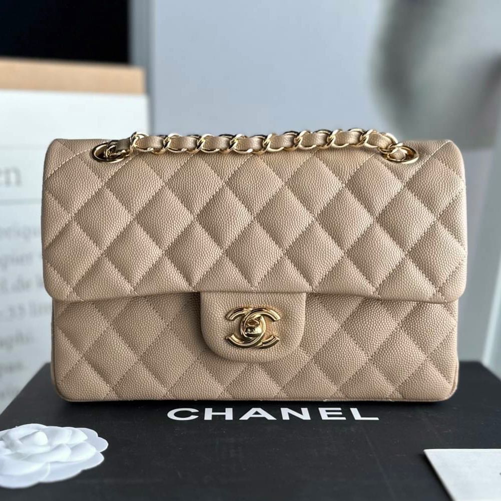 Chanel Classic Flap Caviar Leather 23cm LINE SHOPPING