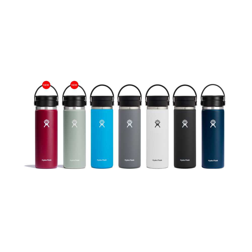 Hydro Flask Wide Mouth Bottle with Flex Sip Lid 20 Oz Goji