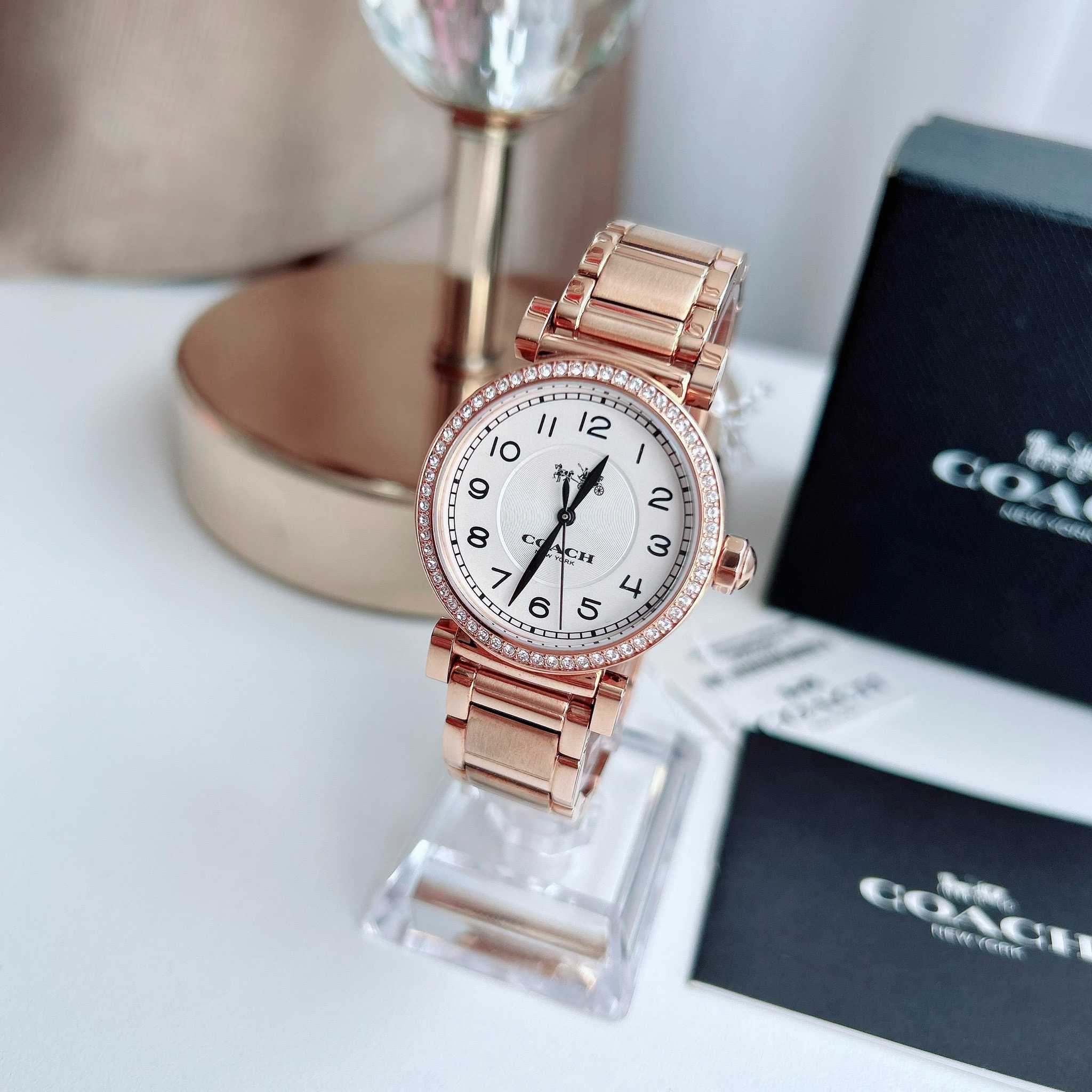 4 590 COACH Madison Ladies Rose Gold tone Watch