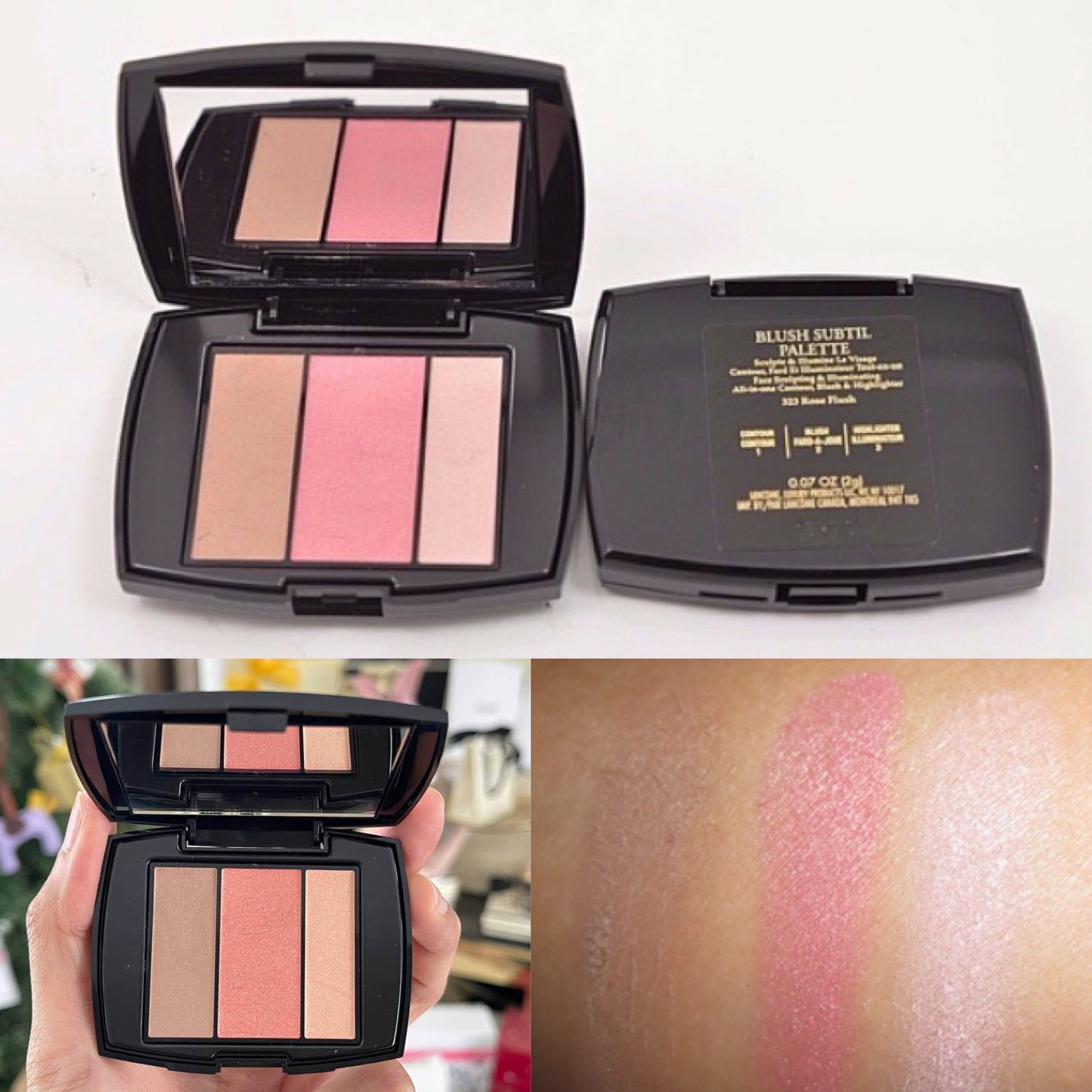 Blush Subtil Palette Mini 2g. (บลัชออน 3 ช่อง เบอร์ 126 Nectar