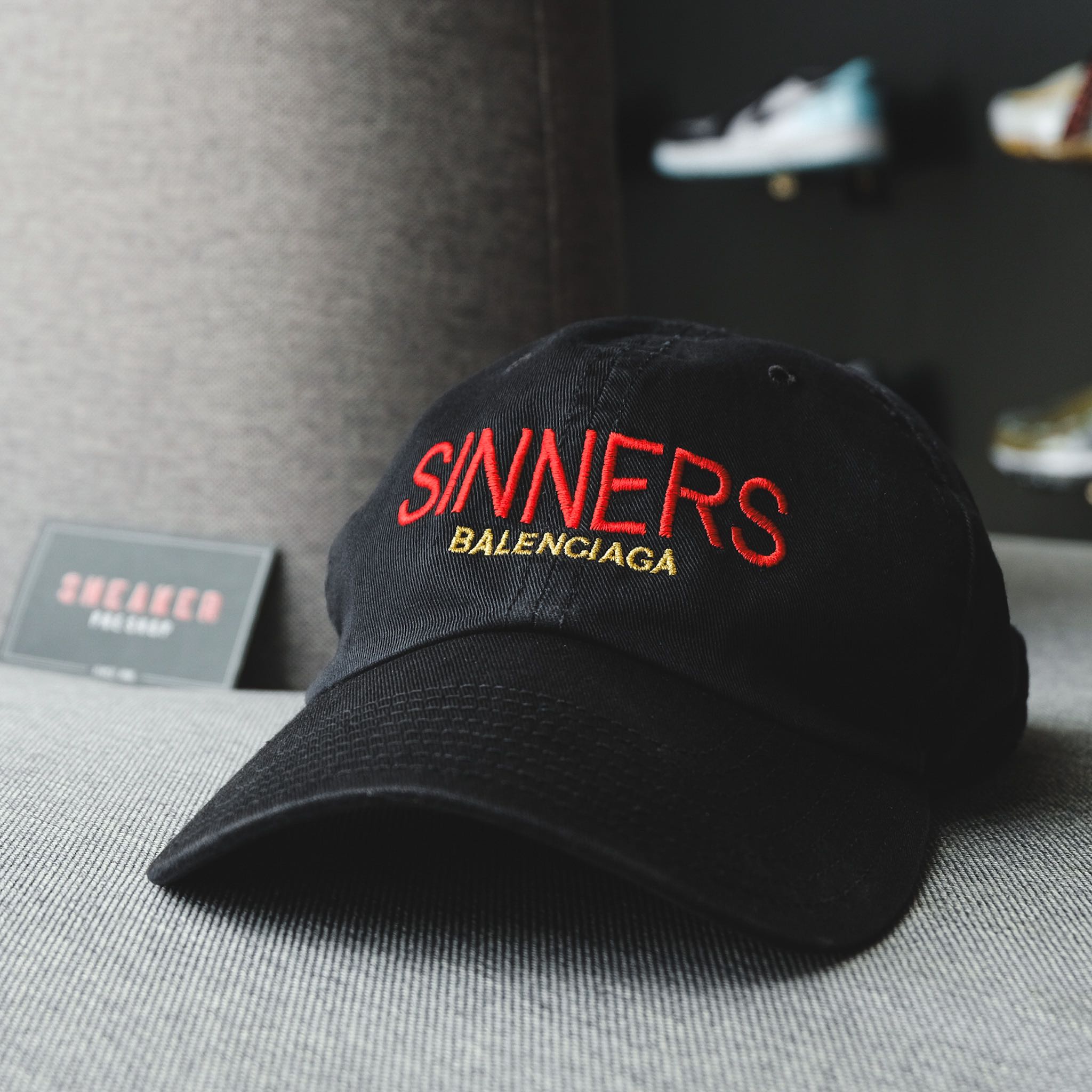 Balenciaga sinners cap discount
