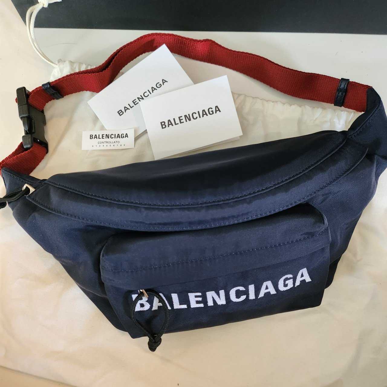 Balenciaga wheel top belt bag